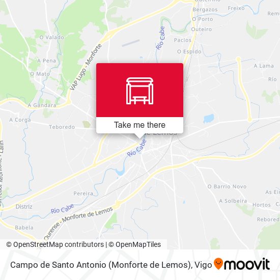 Campo de Santo Antonio (Monforte de Lemos) map
