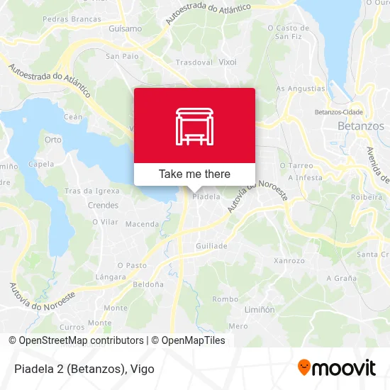 Piadela 2 (Betanzos) map