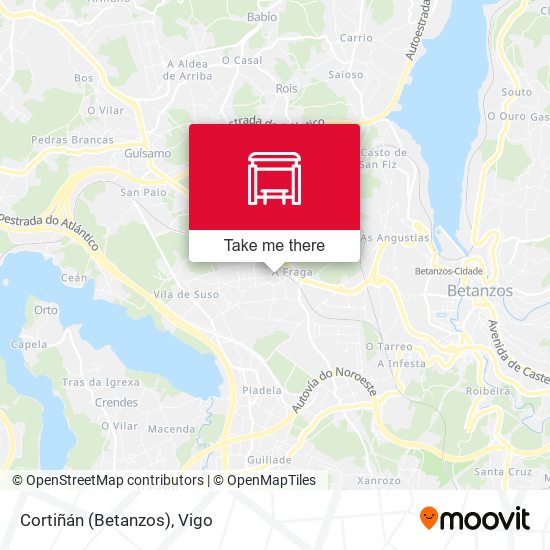 Cortiñán (Betanzos) map
