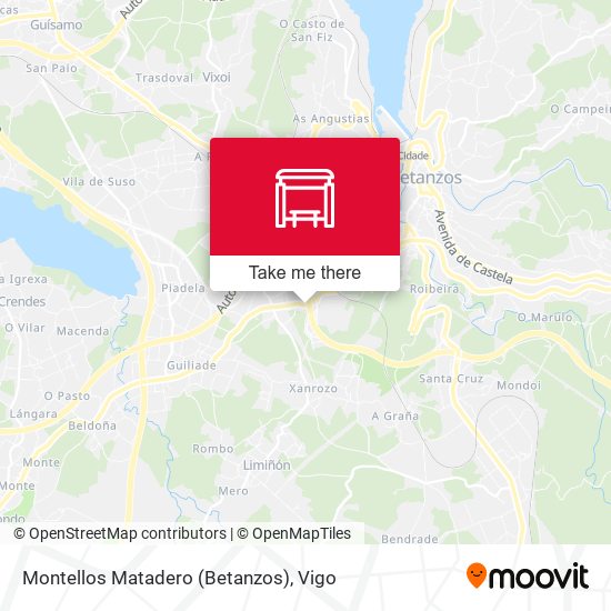 Montellos Matadero (Betanzos) map