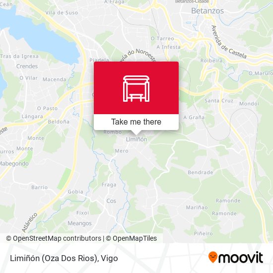 Limiñón (Oza Dos Rios) map