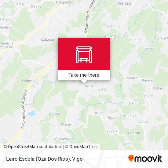 Leiro Escola (Oza Dos Rios) map