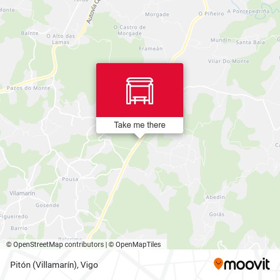 Pitón (Villamarín) map