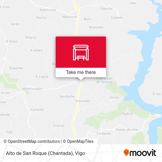 Alto de San Roque (Chantada) map