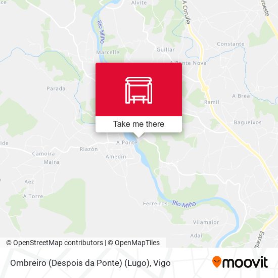 Ombreiro (Despois da Ponte) (Lugo) map