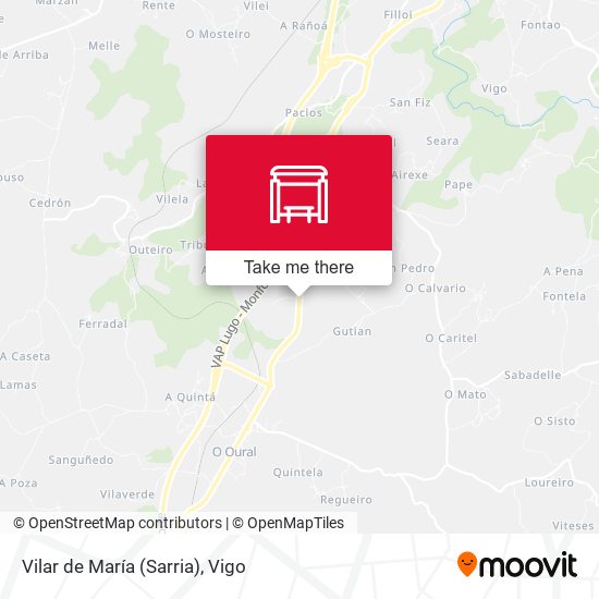 Vilar de María (Sarria) map