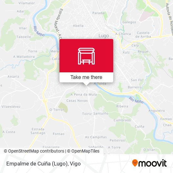 Empalme de Cuiña (Lugo) map