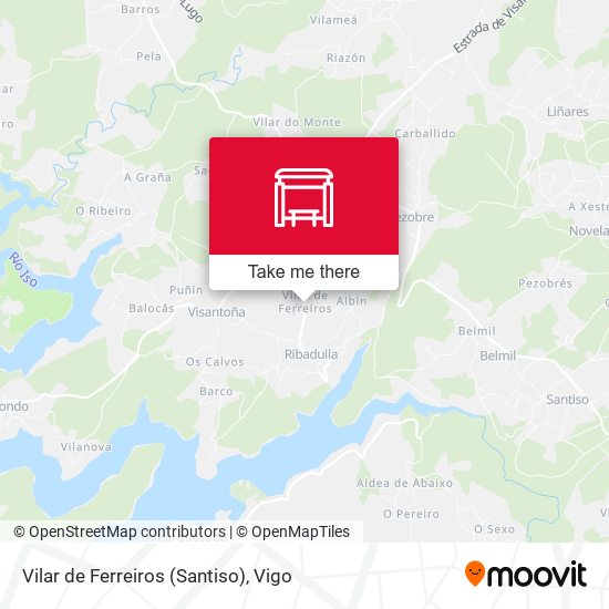 Vilar de Ferreiros (Santiso) map