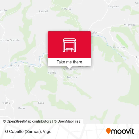 O Coballo (Samos) map