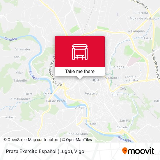 Praza Exercito Español (Lugo) map