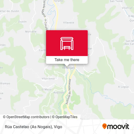 Rúa Castelao (As Nogais) map