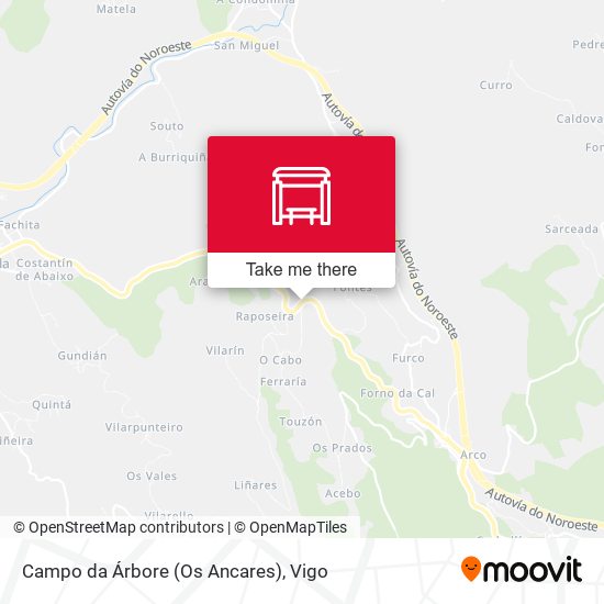 Campo da Árbore (Os Ancares) map