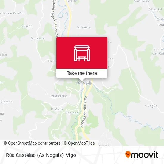 Rúa Castelao (As Nogais) map