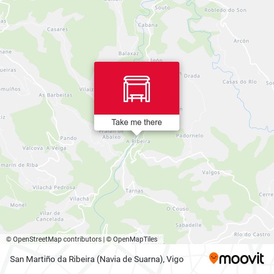 San Martiño da Ribeira (Navia de Suarna) map