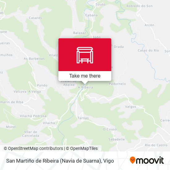 San Martiño de Ribeira (Navia de Suarna) map