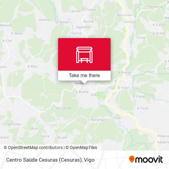 Centro Saúde Cesuras map