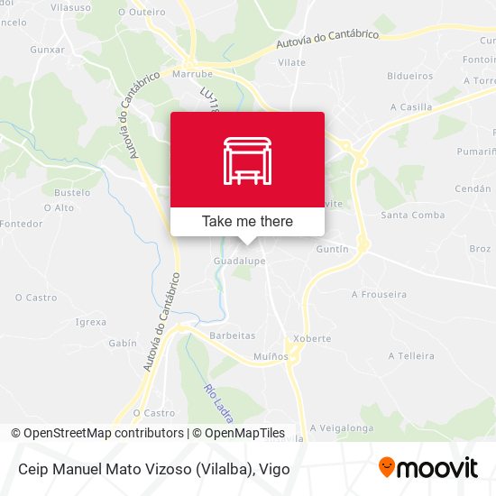 Ceip Manuel Mato Vizoso (Vilalba) map