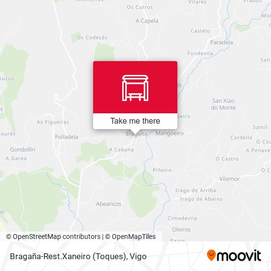 Bragaña-Rest.Xaneiro (Toques) map
