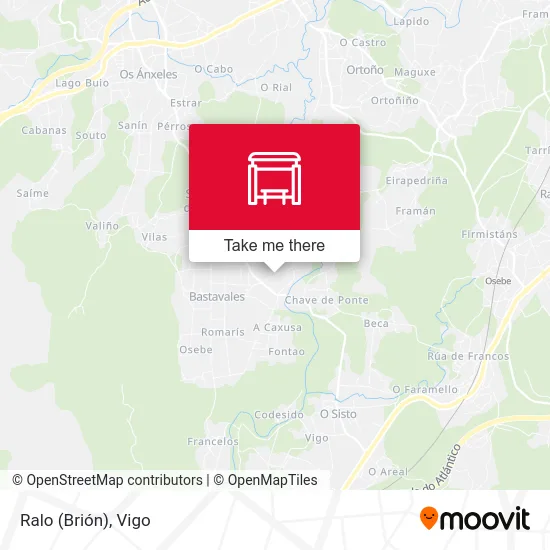 Ralo (Brión) map