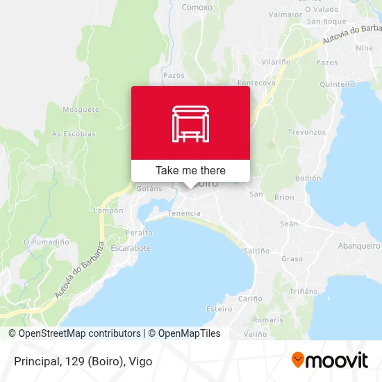 Principal, 129 (Boiro) map