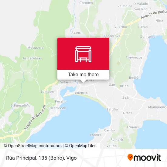 Rúa Principal, 135 (Boiro) map