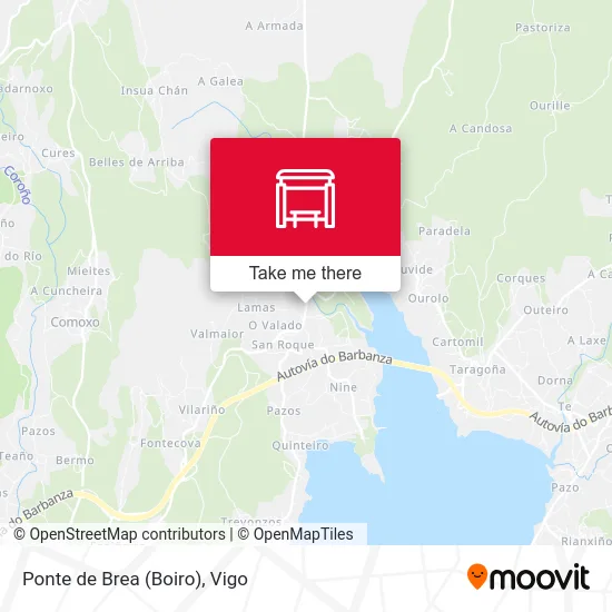 Ponte de Brea (Boiro) map