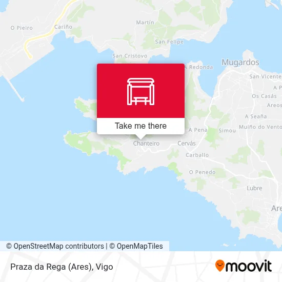 Praza da Rega (Ares) map