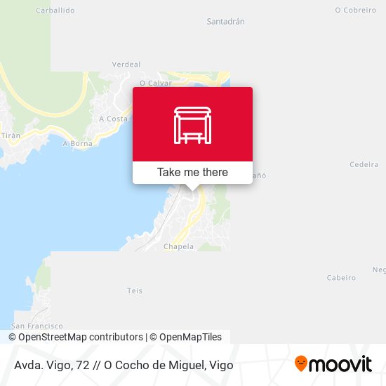 Avda. Vigo, 72 // O Cocho de Miguel map