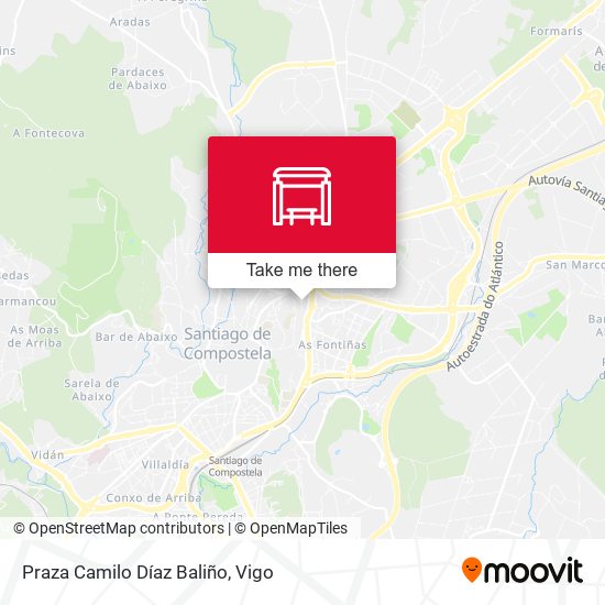 Praza Camilo Díaz Baliño map