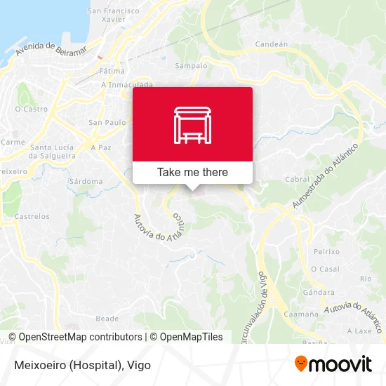 Meixoeiro (Hospital) map