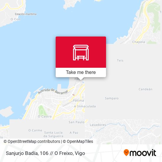 Sanjurjo Badía, 106 // O Freixo map