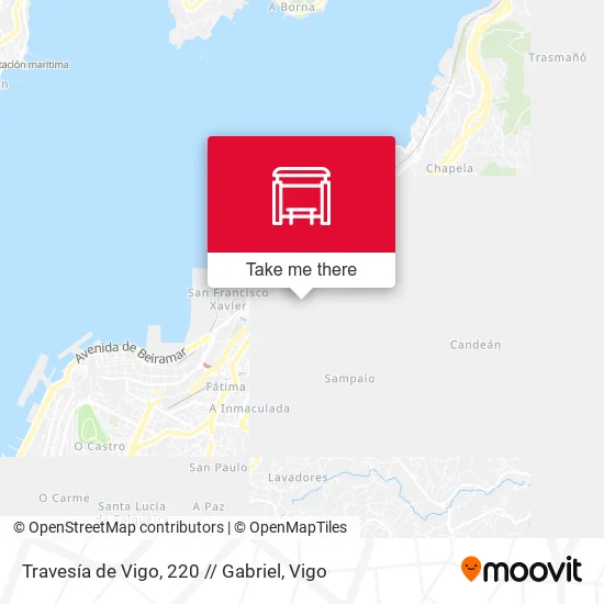 Travesía de Vigo, 220 // Gabriel map