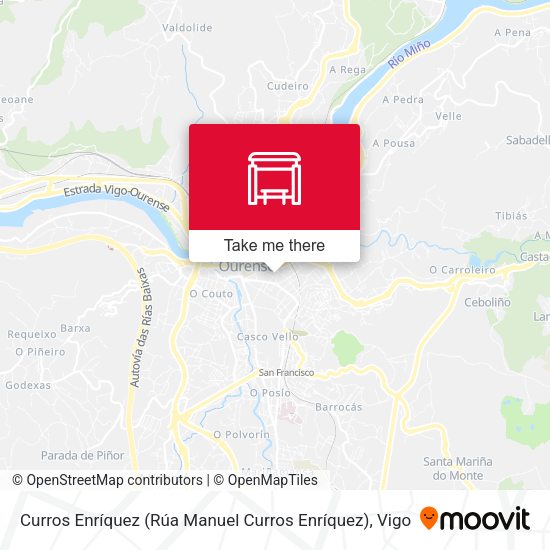 Curros Enríquez (Rúa Manuel Curros Enríquez) map