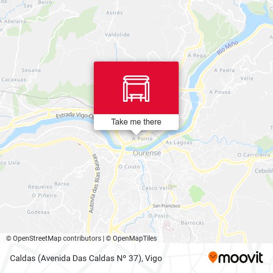 Caldas (Avenida Das Caldas Nº 37) map