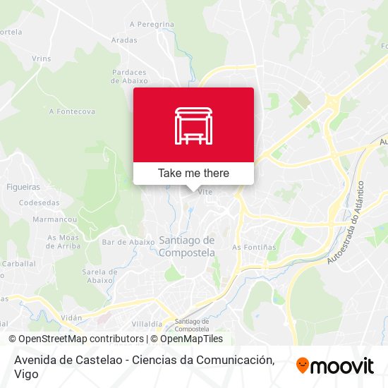 Avenida de Castelao - Ciencias da Comunicación map