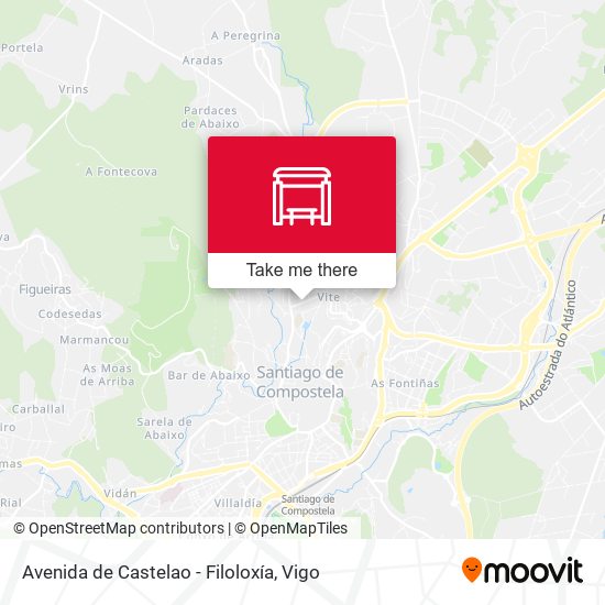 Avenida de Castelao - Filoloxía map