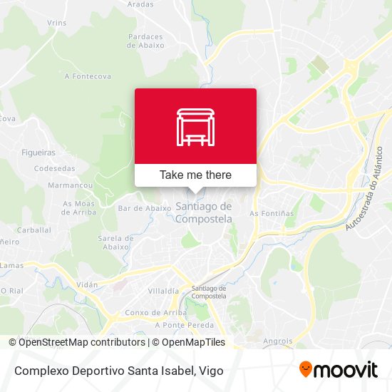 Complexo Deportivo Santa Isabel map
