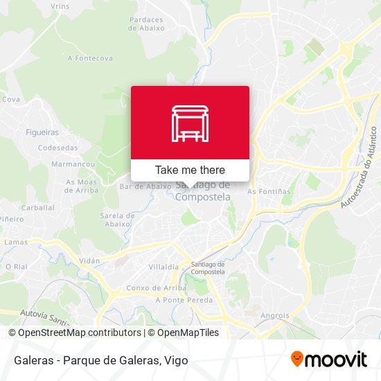 Galeras - Parque de Galeras map