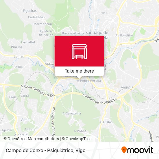 Campo de Conxo - Psiquiátrico map