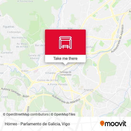 Hórreo - Parlamento de Galicia map