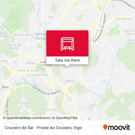 Cruceiro do Sar - Fronte Ao Cruceiro map