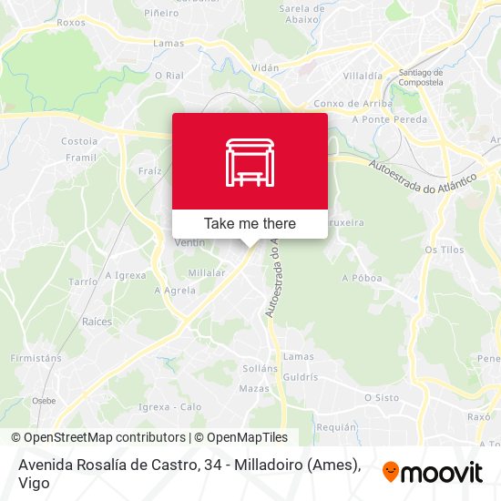 Avenida Rosalía de Castro, 34 - Milladoiro (Ames) map