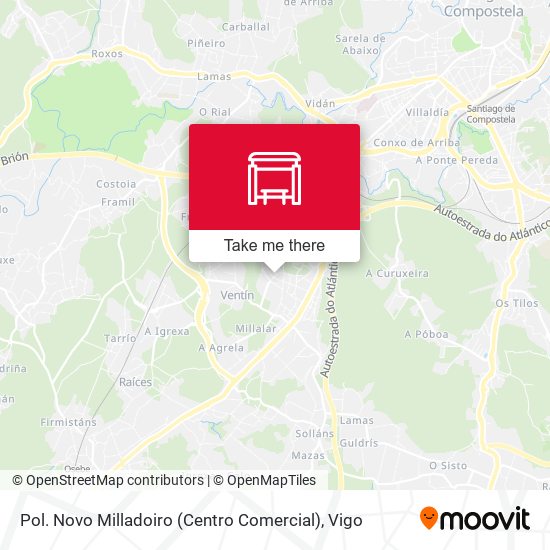 Pol. Novo Milladoiro (Centro Comercial) map