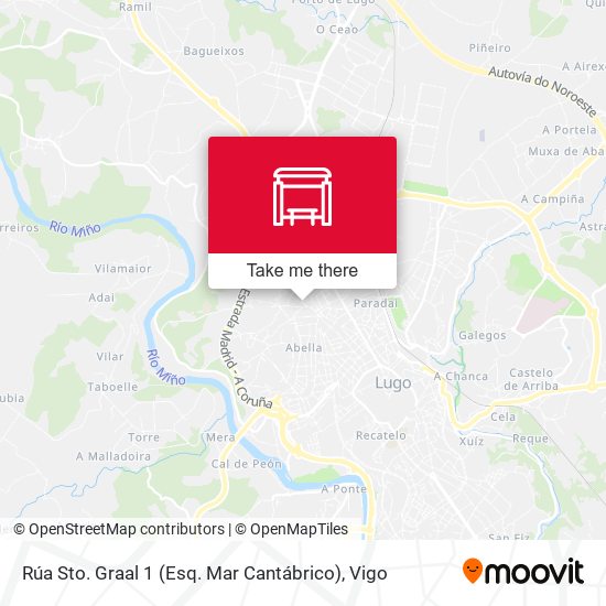 Rúa Sto. Graal 1 (Esq. Mar Cantábrico) map