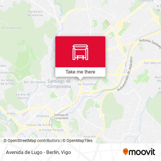 Avenida de Lugo - Berlín map