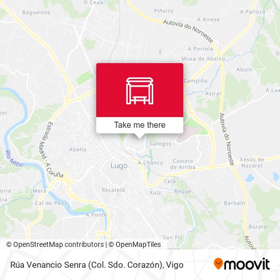 Rúa Venancio Senra (Col. Sdo. Corazón) map