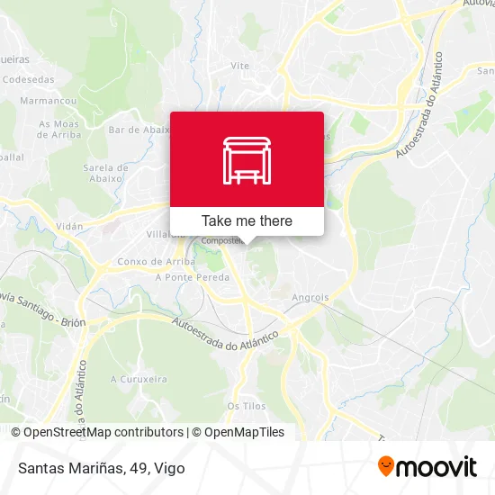 Santas Mariñas, 49 map