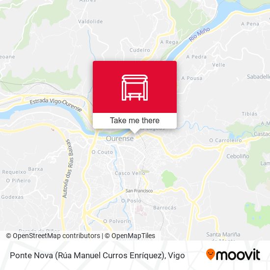 Ponte Nova (Rúa Manuel Curros Enríquez) map