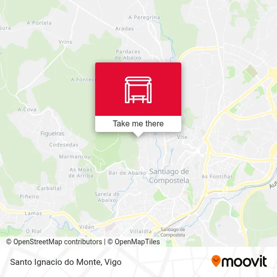 Santo Ignacio do Monte map