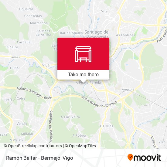 Ramón Baltar - Bermejo map